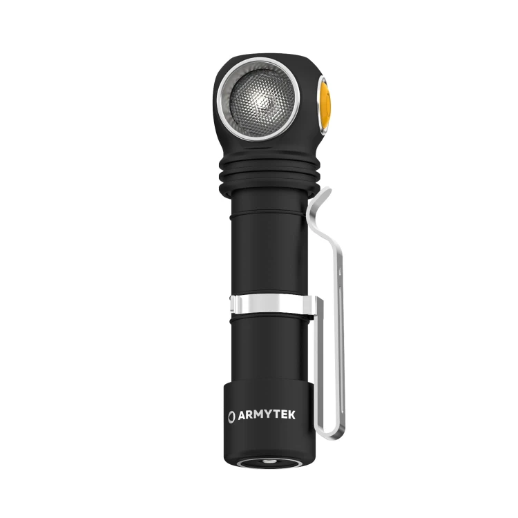 Latarka kątowa Armytek Wizard C2 F08901C ze stalowym klipsem