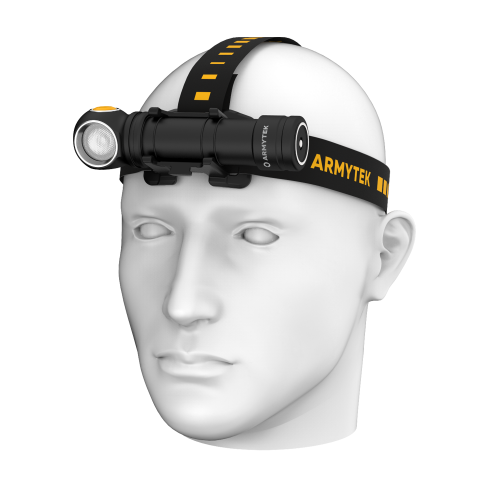 Latarka Armytek Wizard C2 Pro Max F06701C na wygodnym uchwycie czołowym