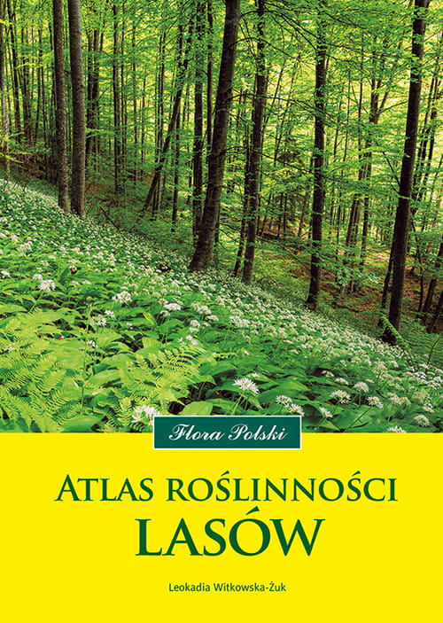 Atlas roślinności lasów Leokadia Witkowska-Żuk - atlas flory polskich lasów - okładka książki