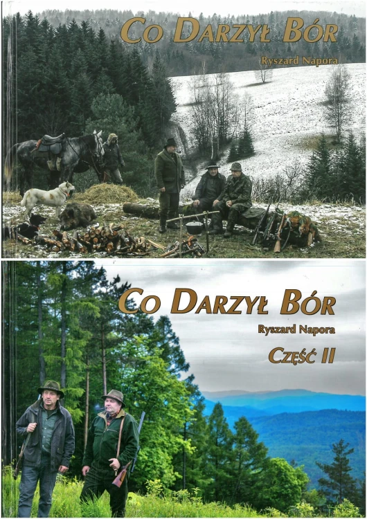 Co Darzył Bór Ryszard Napora komplet części I i II - okładki książek