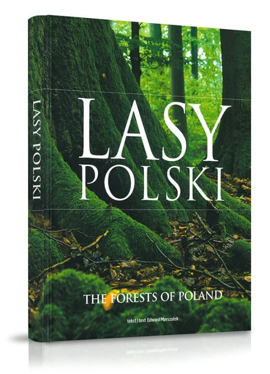 Lasy Polski Edward Marszałek - okładka książki o polskich lasach