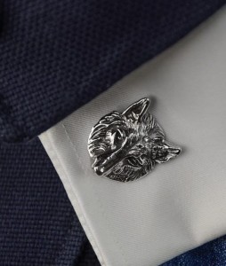 Spinki do mankietów - Wilk