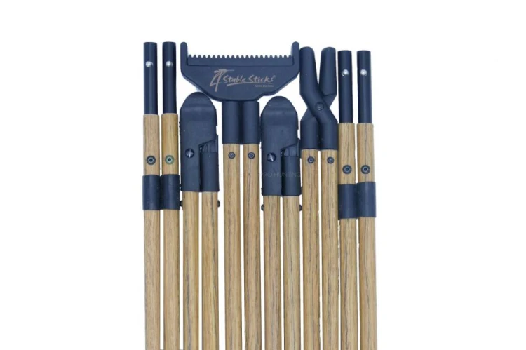 Pastorał myśliwski 4 Stable Sticks Ultimate Wood z prawdziwym drewnem bukowym