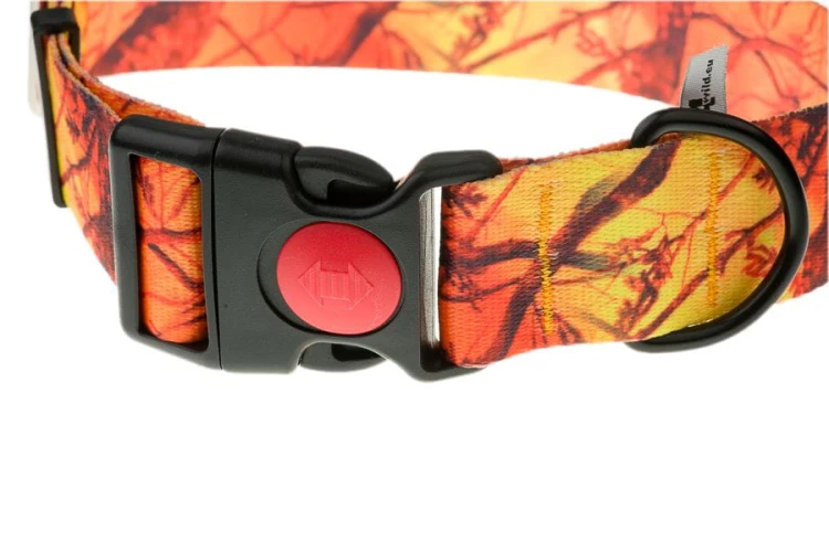 Klamra z czerwonym zabezpieczeniem obroży dla psa 4WILD 40 mm