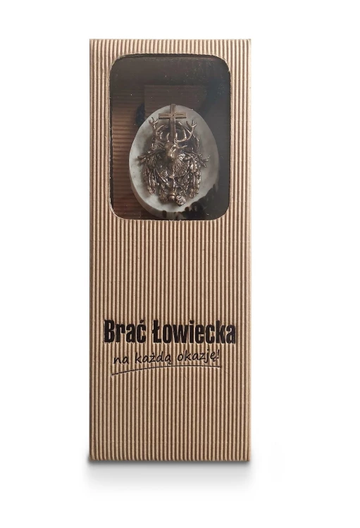 Krawatnik myśliwski plaster G22 Krzyż – eleganckie pudełko prezentowe