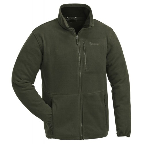 Bluza polarowa męska Pinewood Finnveden 5065 zielona – polar anti-pilling z 3 kieszeniami na zamek