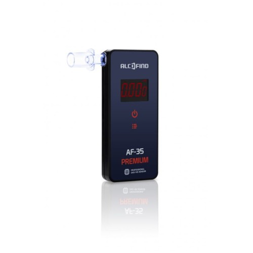 Alkomat elektrochemiczny AlcoFind AF-35 Premium z podświetlanym wyświetlaczem