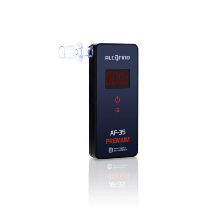 Alkomat elektrochemiczny AlcoFind AF-35 Premium z podświetlanym wyświetlaczem