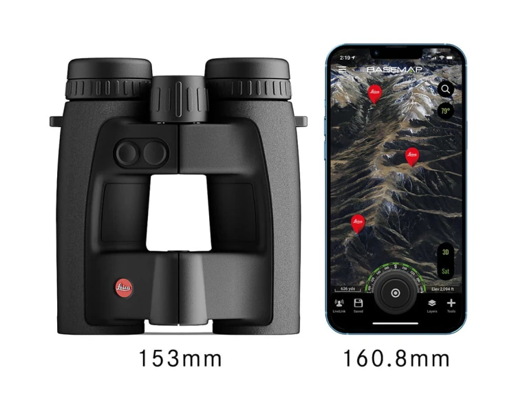 Leica Geovid Pro 10x32 z Leica ProTrack i aplikacją do nawigacji w terenie