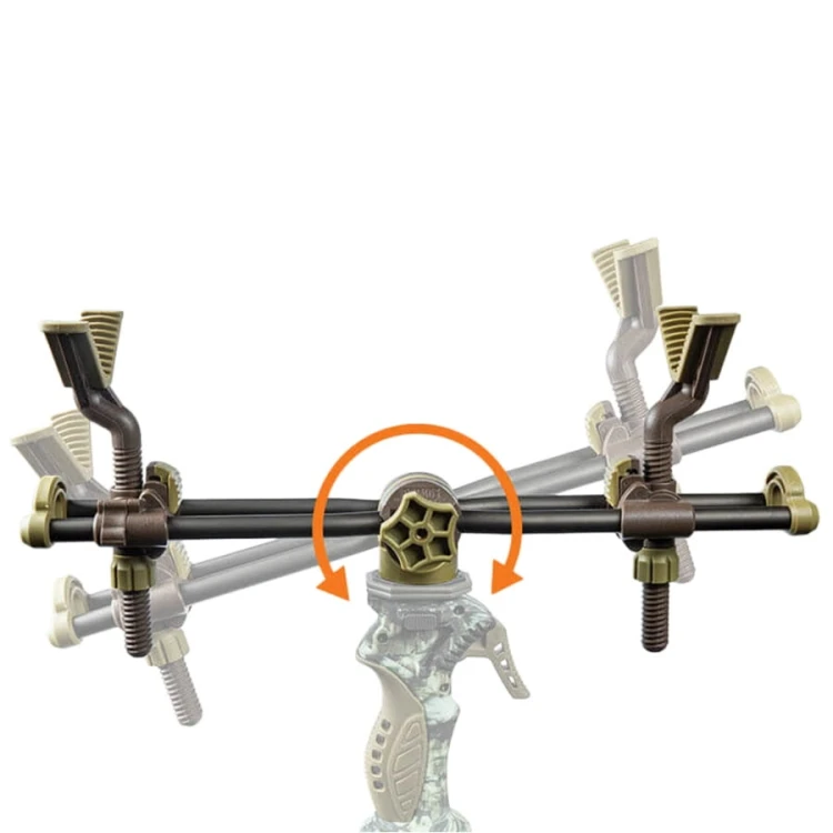 Wspornik do pastorału Primos 2-Point Gun Rest z regulowanymi podporami