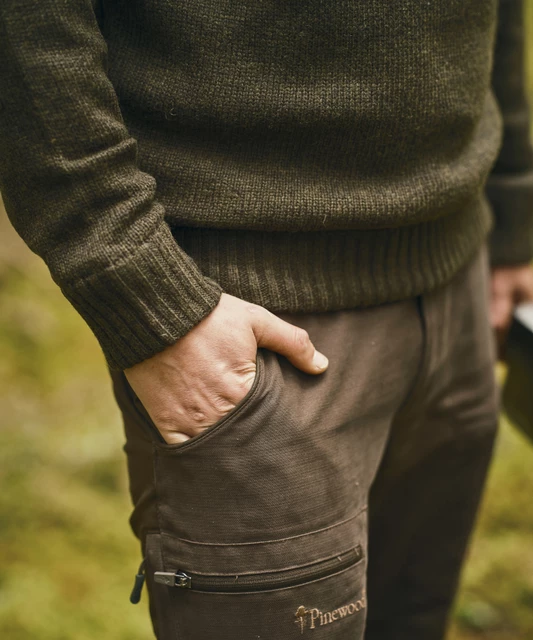 Sweter Pinewood Hurricane 9648 z elastycznym wykończeniem