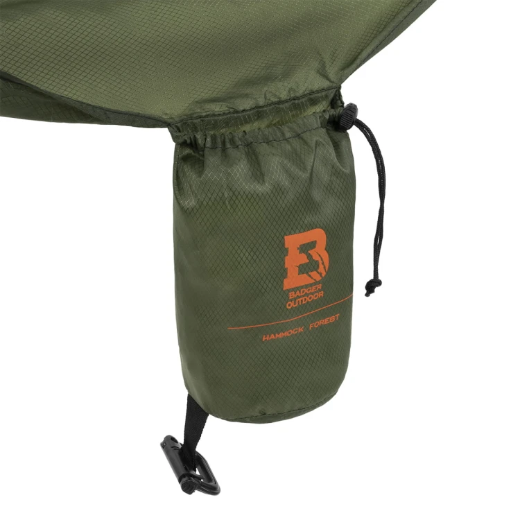Praktyczna kieszeń na wyposażenie w hamaku Badger Outdoor Forest Olive