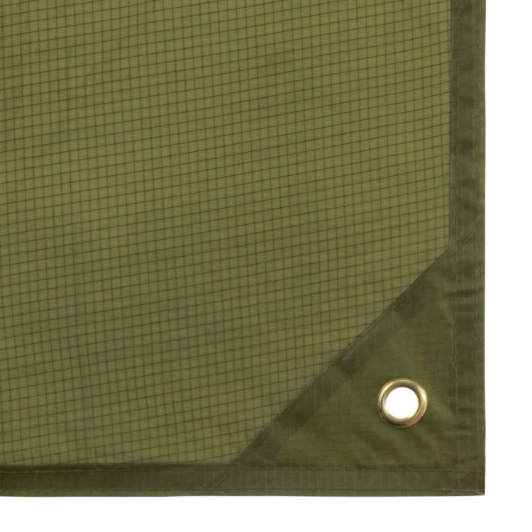 Ponczo Ripstop Olive z metalowym oczkiem do mocowania jako tarp