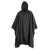 Czarne ponczo przeciwdeszczowe Badger Outdoor Rain Ripstop z kapturem