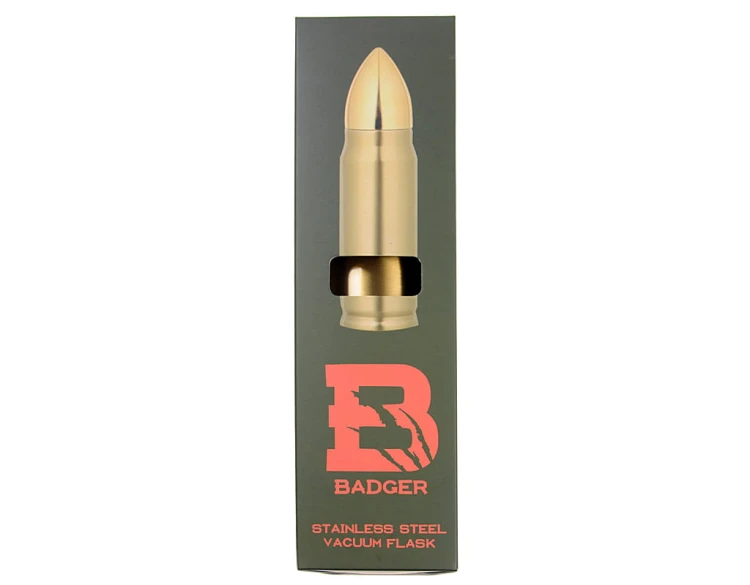 Termos Badger Outdoor Bullet Brass 500 ml w opakowaniu