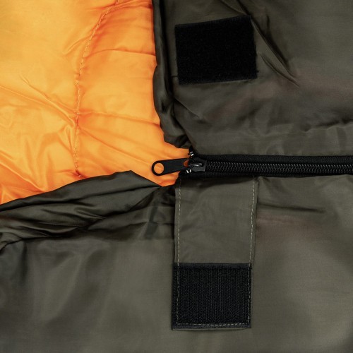 Prawostronny zamek i elementy mocujące śpiwora Badger Outdoor Nightpack