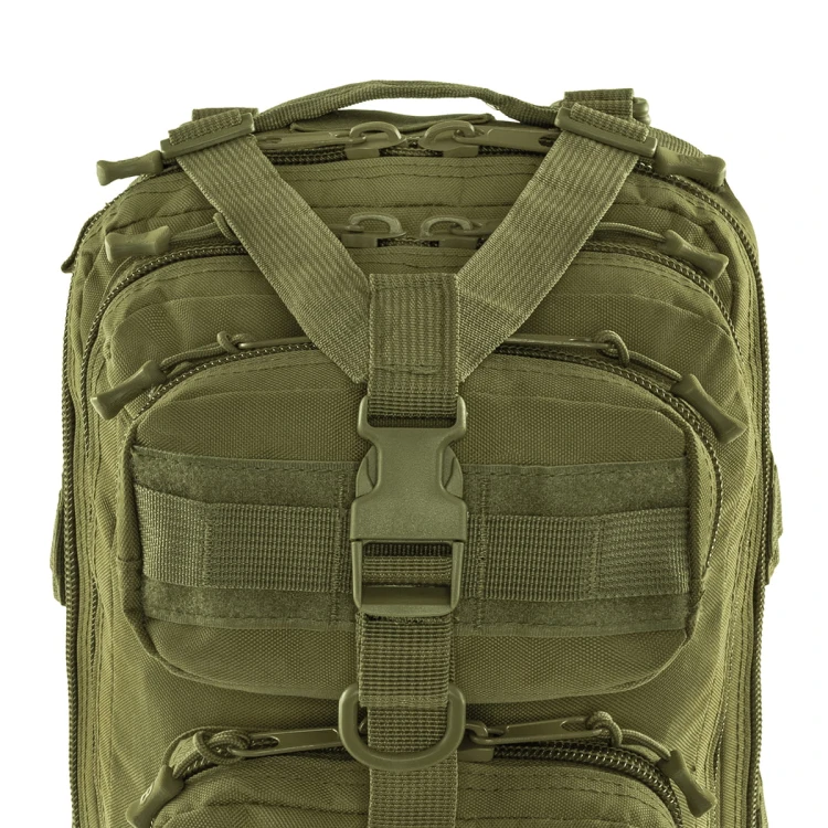 Plecak Badger Outdoor Recon Olive z pasami kompensacyjnymi i taśmami MOLLE