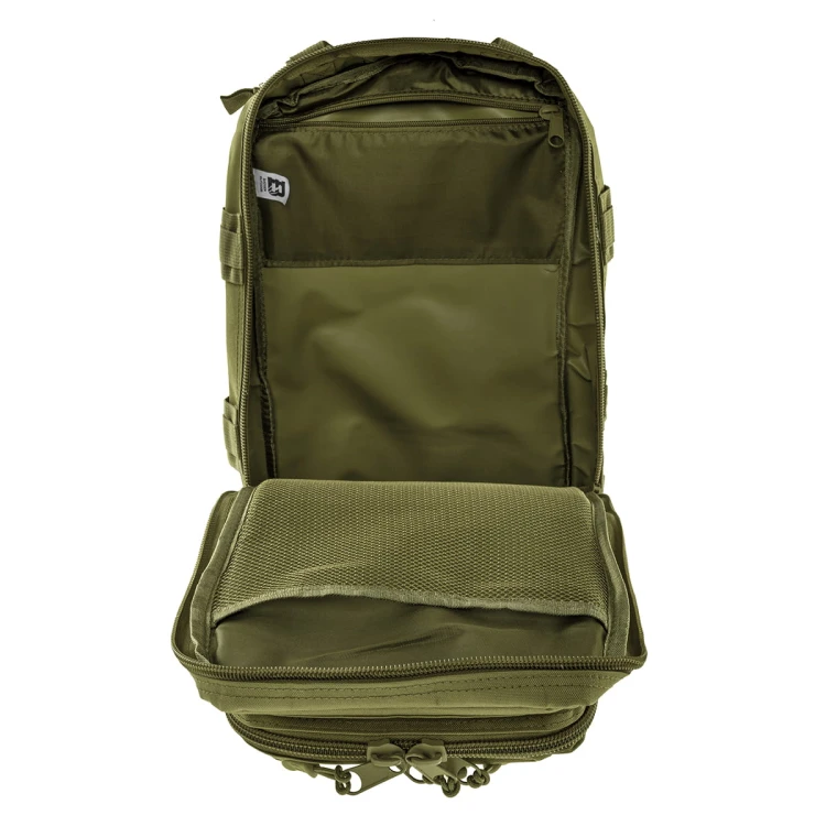 Pojemna komora główna plecaka Recon Assault 25 l Olive