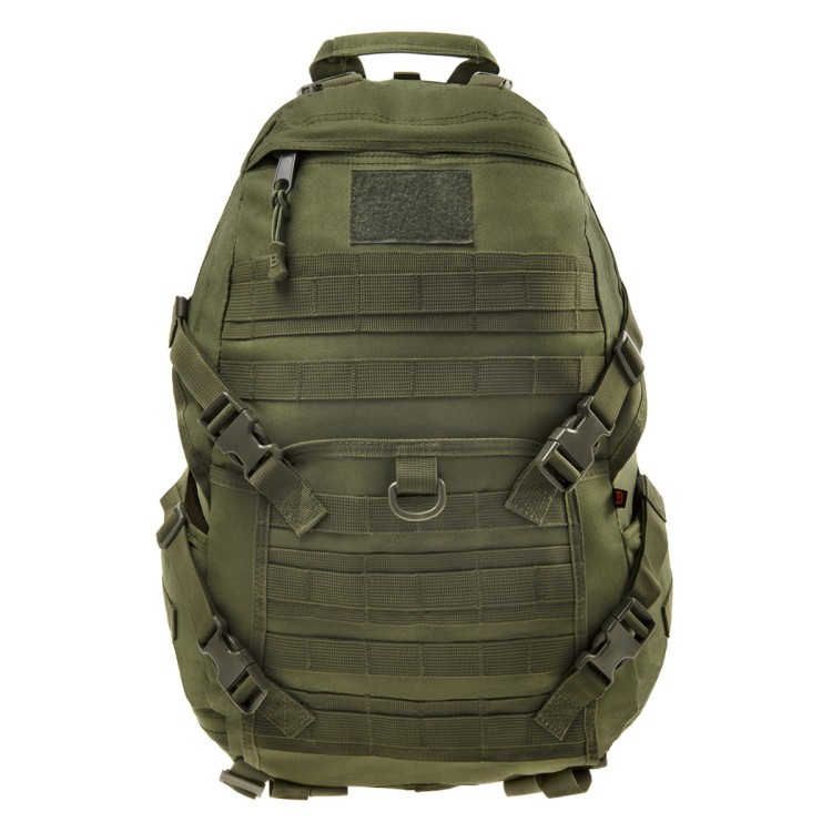 Oliwkowy plecak Badger Outdoor Gunny 30 l z panelem MOLLE