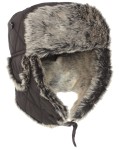 Czapka Mil-Tec Winter Faux-Fur - czarna (12104602)