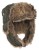 Oliwkowa czapka uszatka Mil-Tec Winter Faux-Fur MA1 z opuszczonymi nausznikami