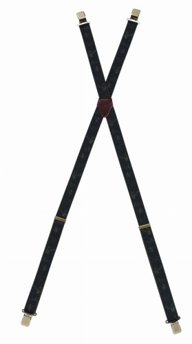 Szelki do spodni Pinewood Braces 9098 zielone z metalowymi klipsami