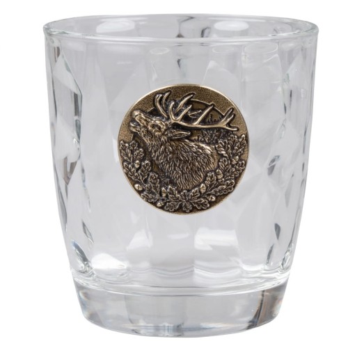 Szklanki do whisky DIAMOND 6 szt – odlewane zdobienie byk