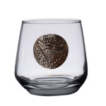 Szklanki do whisky LUNA 6 szt – odlewane zdobienie byk