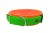 Obroża tropowa BioThane 4WILD pomarańczowo-zielona 38–52 cm
