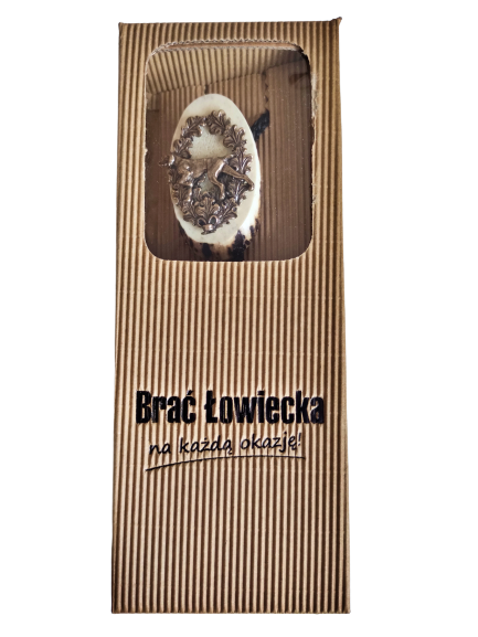 Krawatnik myśliwski plaster G7 Pies – eleganckie pudełko prezentowe