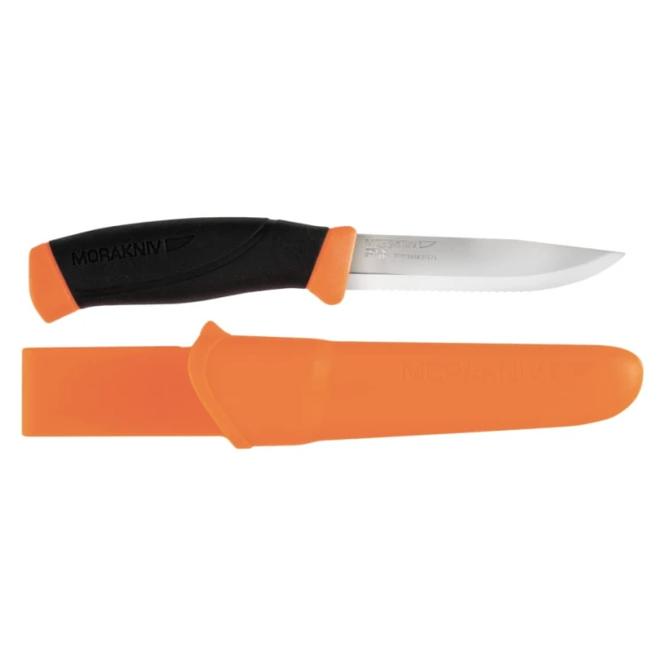 Nóż turystyczny Morakniv Companion SRT ze stalą nierdzewną 12C27