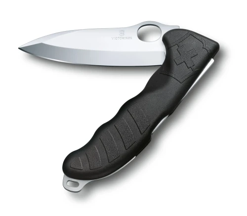 Victorinox Hunter Pro czarny z dużym ostrzem – pewny nóż myśliwski do pracy w terenie