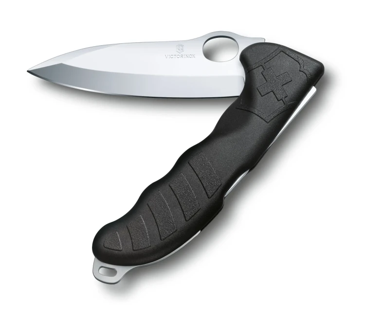 Victorinox Hunter Pro czarny z dużym ostrzem – pewny nóż myśliwski do pracy w terenie