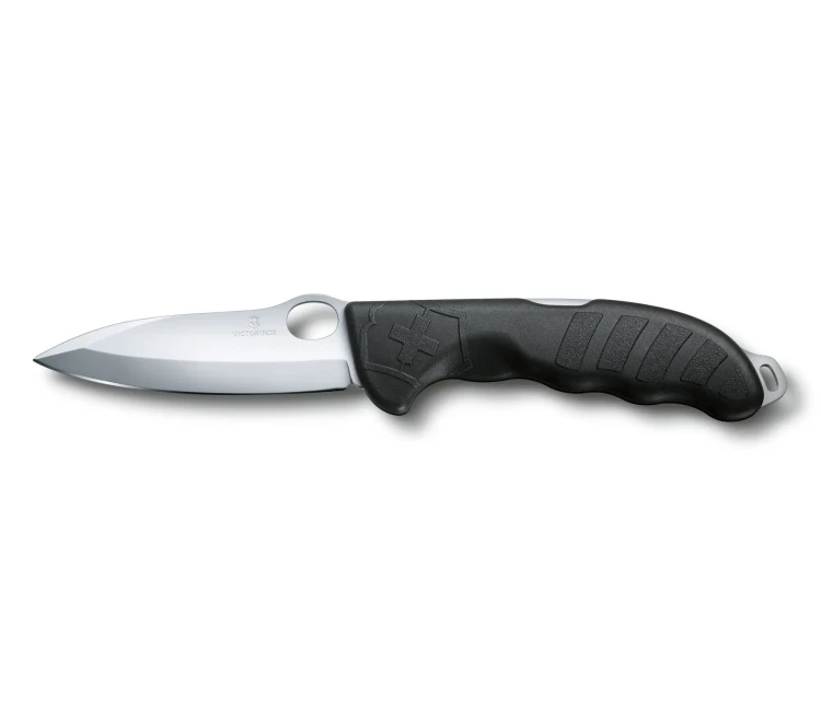 Czarny Victorinox Hunter Pro z blokowanym ostrzem – solidny wybór dla myśliwego