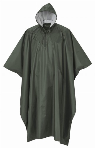 Ponczo przeciwdeszczowe Pinewood Rainfall 9661 zielone z kapturem