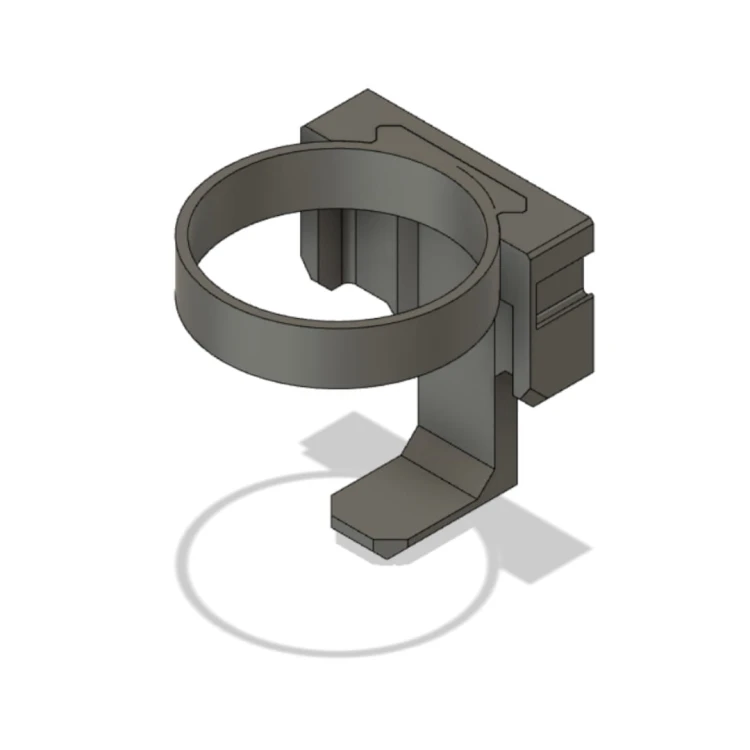 Konstrukcja magnetycznego uchwytu SilencerHolder 60 mm na tłumik