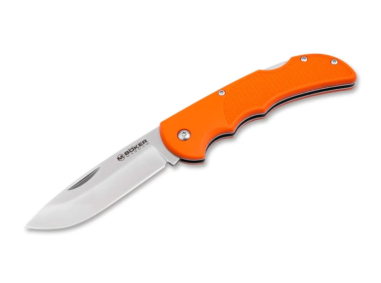 Nóż myśliwski składany Magnum Hunting Line Single Orange z otwartym ostrzem 440C