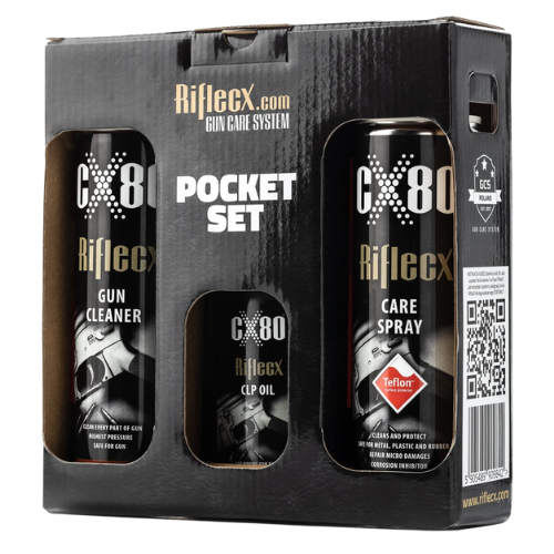 Pocket Set zestaw do konserwacji broni Riflecx