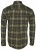 Pinewood Cornwall 9435 H.Olive/Terracotta – solidna męska koszula flanelowa do lasu i outdooru