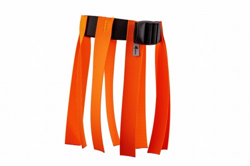 Obroża dla psa na polowanie zbiorowe 4WILD 38–52 cm z pomarańczowymi fladrami