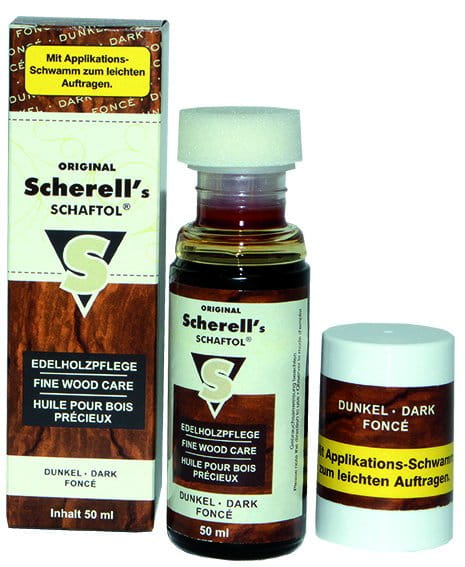 Olej naturalny do drewna Scherell Brąz Dunkel 50 ml do konserwacji kolb