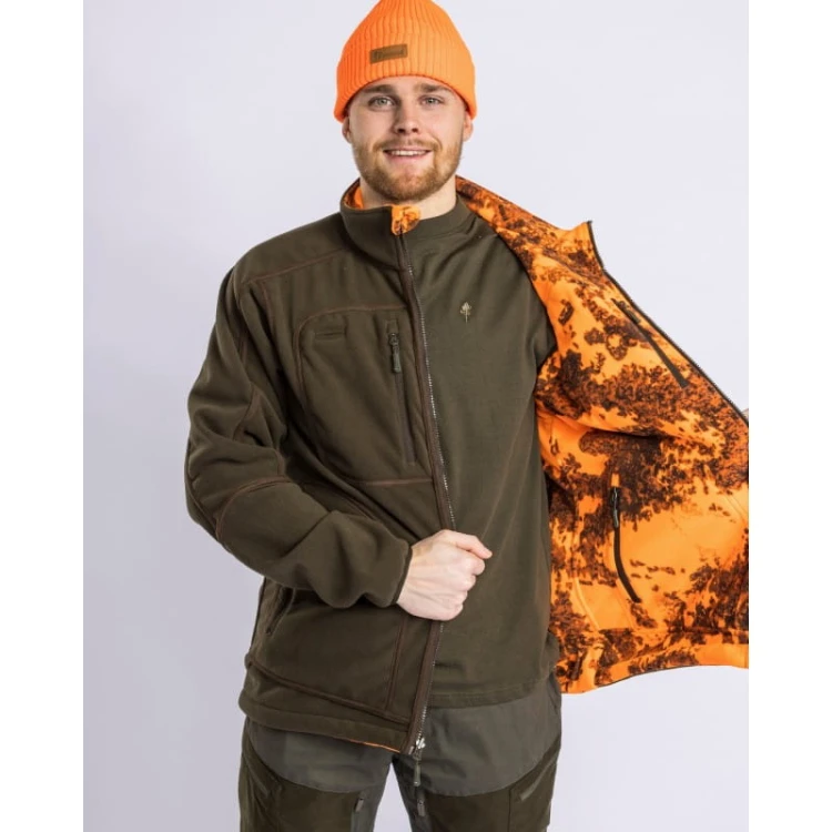 Dwustronna kurtka Pinewood Furudal 5618 Hunting Brown i Strata Blaze