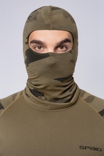 Kominiarka termoaktywna Spaio Tactical zielona na polowanie