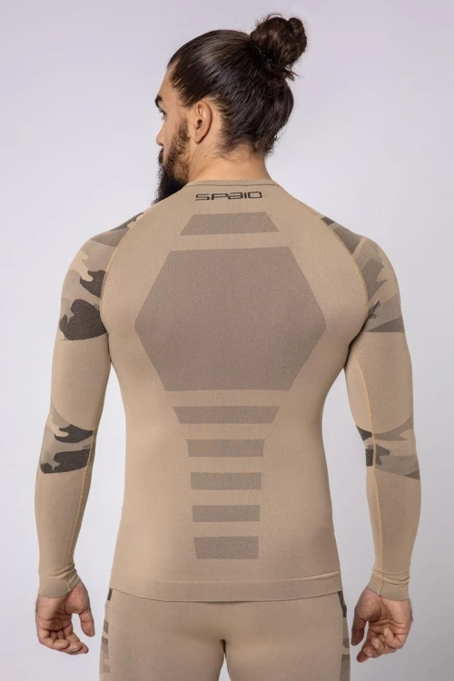 Oddychająca koszulka Spaio Tactical Sand dla myśliwego