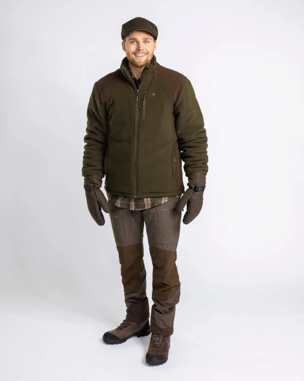 Bluza polarowa męska Pinewood Harrie 5064 – komfortowy fason i elastyczne mankiety