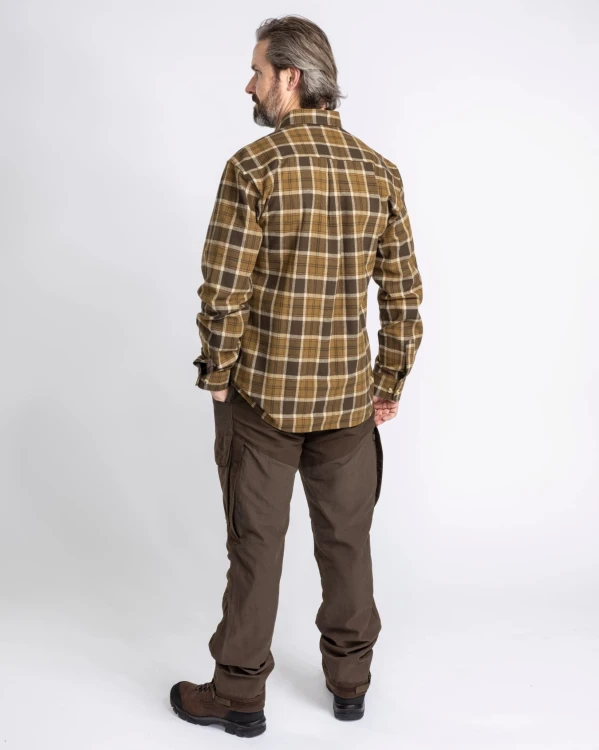 Męska koszula flanelowa Pinewood Härjedalen 9026 – wygodny krój do outdooru i na polowanie