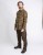 Koszula męska Pinewood Härjedalen 9026 – flanelowy model H.Olive/Khaki z długim rękawem