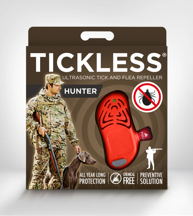 TickLess Hunter Orange – ultradźwiękowa ochrona przed kleszczami dla myśliwych