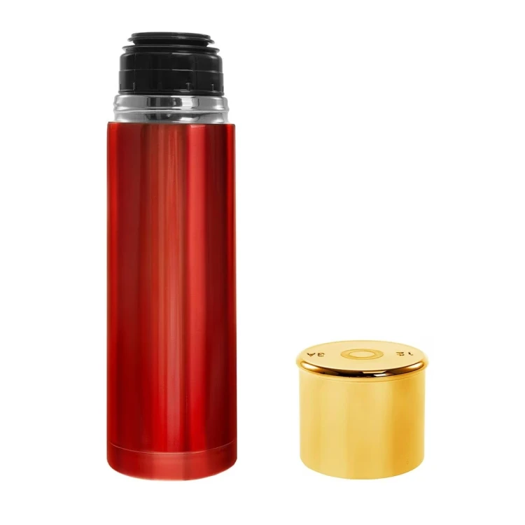 Termos Shotgun Shell 750 ml z kubkiem w złotej nakrętce
