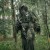 Strój maskujący Mil-Tec Ghillie Suit Woodland podczas polowania w lesie